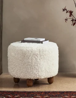Genevieve Round Ottoman