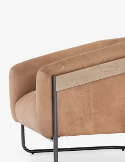 Gianni Leather Accent Chair