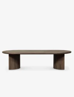 Gilda Outdoor Oval Coffee Table