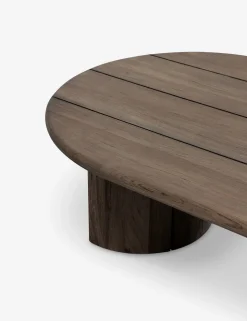 Gilda Outdoor Oval Coffee Table