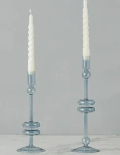 Glass Candlestick Pair (Set of 2) by etúHOME