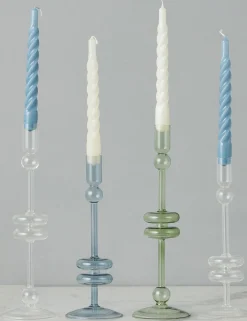 Glass Candlestick Pair (Set of 2) by etúHOME