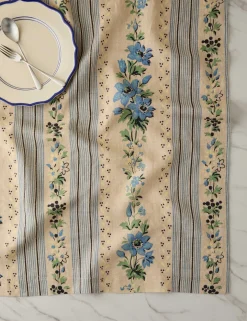 Golden Linen Tablecloth by Heidi Caillier