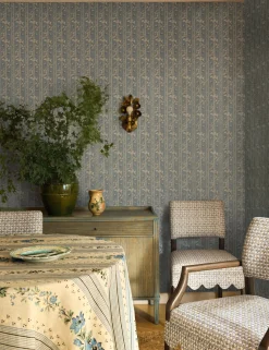 Golden Linen Tablecloth by Heidi Caillier