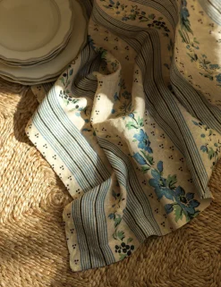 Golden Linen Tablecloth by Heidi Caillier