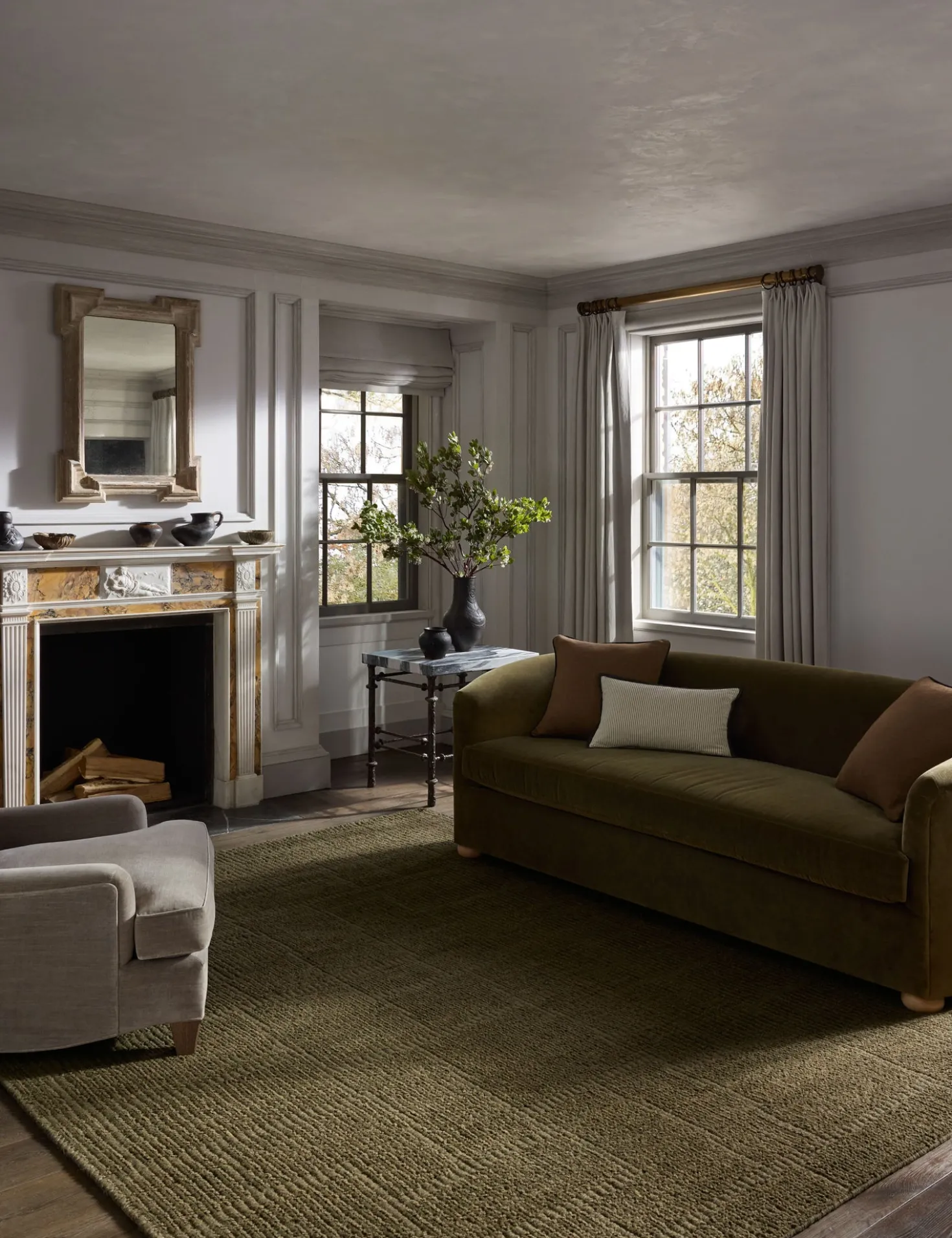 Greenwich Hand-Loomed Wool-Blend Rug by Jeremiah Brent x Loloi