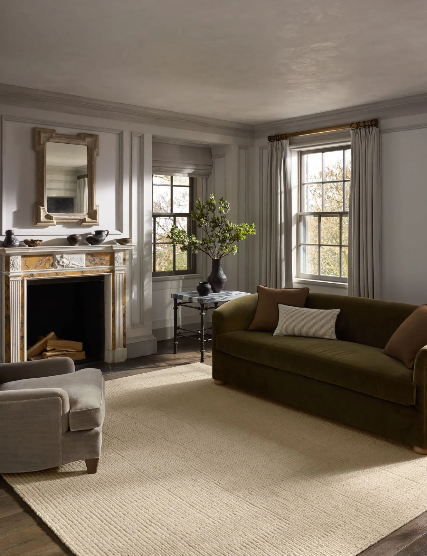 Greenwich Hand-Loomed Wool-Blend Rug by Jeremiah Brent x Loloi