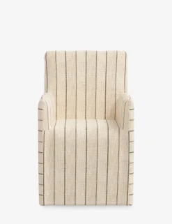 Haddan Slipcover Dining Arm Chair