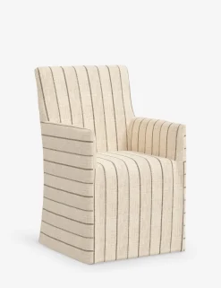 Haddan Slipcover Dining Arm Chair