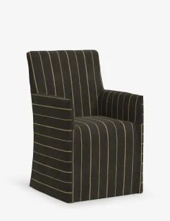 Haddan Slipcover Dining Arm Chair