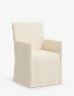 Haddan Slipcover Dining Arm Chair