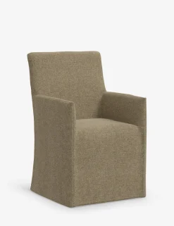 Haddan Slipcover Dining Arm Chair
