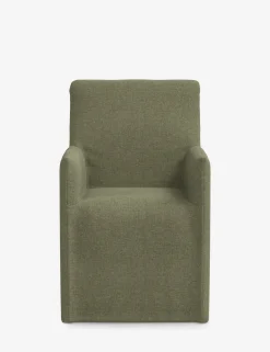 Haddan Slipcover Dining Arm Chair