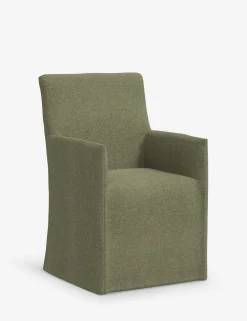 Haddan Slipcover Dining Arm Chair