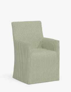 Haddan Slipcover Dining Arm Chair