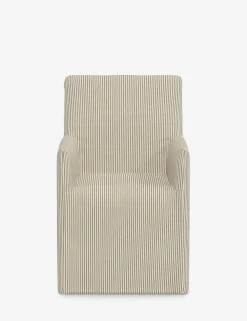 Haddan Slipcover Dining Arm Chair