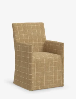 Haddan Slipcover Dining Arm Chair