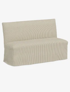 Haddan Slipcover Dining Bench