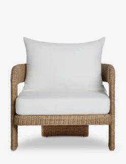 Hadler Outdoor Accent Chair, Ivory
