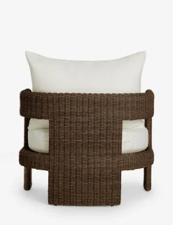 Hadler Outdoor Accent Chair, Ivory