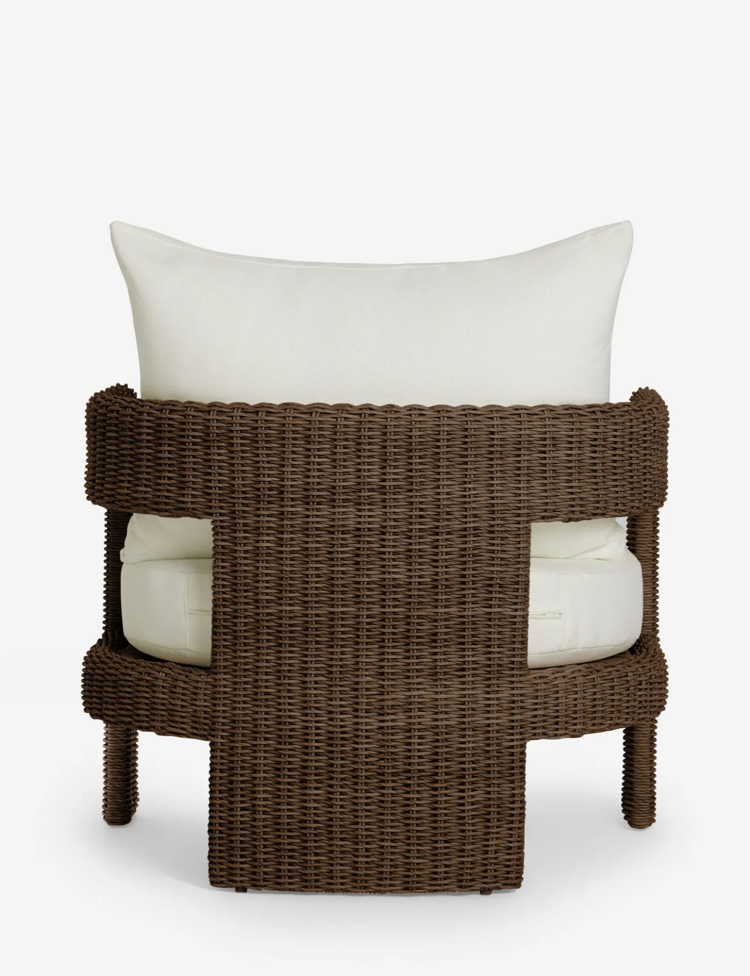 Hadler Outdoor Accent Chair, Ivory