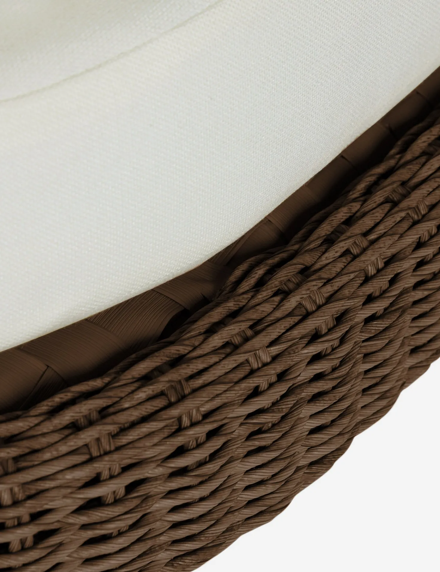 Hadler Outdoor Accent Chair, Ivory