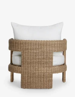 Hadler Outdoor Accent Chair, Ivory
