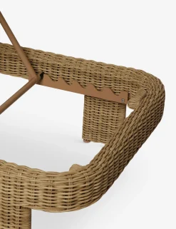 Hadler Outdoor Lounger, Ivory