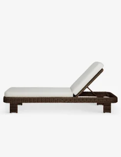 Hadler Outdoor Lounger, Ivory