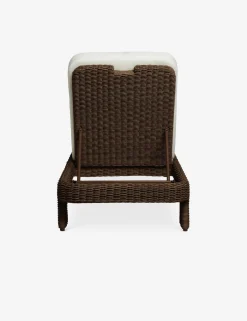 Hadler Outdoor Lounger, Ivory