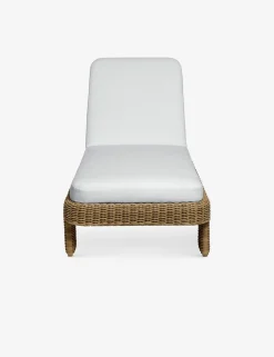 Hadler Outdoor Lounger, Ivory