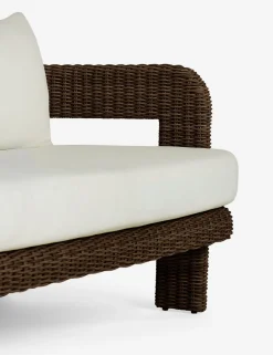 Hadler Outdoor Sofa, Ivory