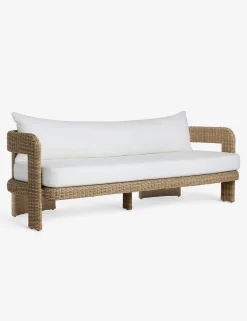 Hadler Outdoor Sofa, Ivory