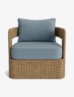 Hadler Outdoor Swivel Lounge Chair