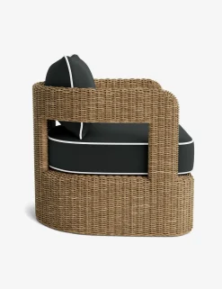 Hadler Outdoor Swivel Lounge Chair