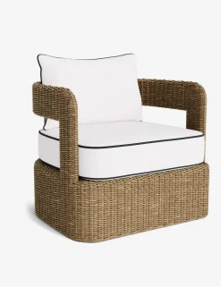 Hadler Outdoor Swivel Lounge Chair