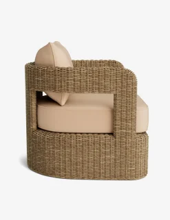 Hadler Outdoor Swivel Lounge Chair