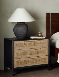 Hannah 3-Drawer Nightstand