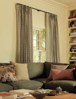 Haris Pleated Linen Curtain Panel by Heidi Caillier