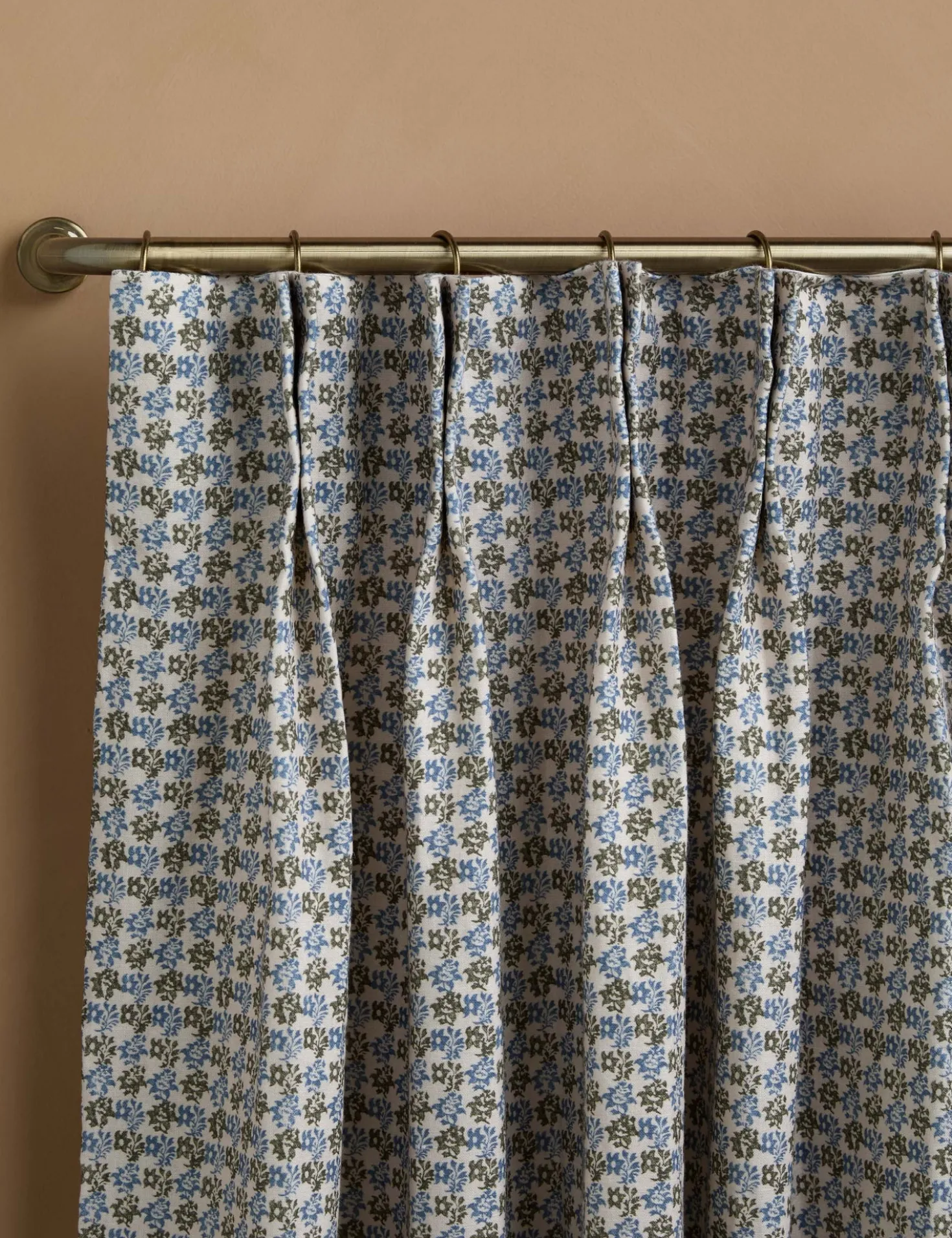 Haris Pleated Linen Curtain Panel by Heidi Caillier