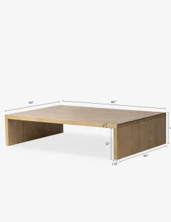 Hathaway Coffee Table by Amber Lewis x Four Hands
