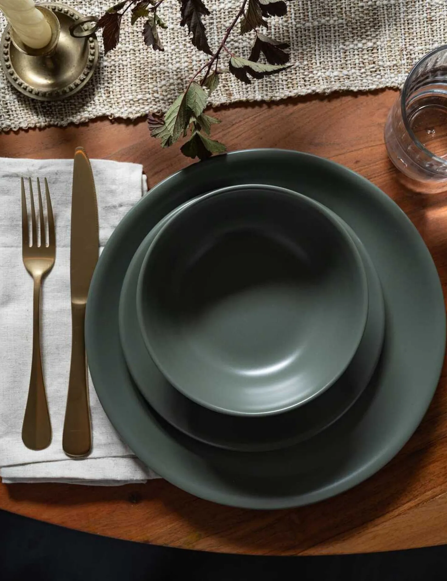 Heritage Stoneware Dinnerware by Hamkke