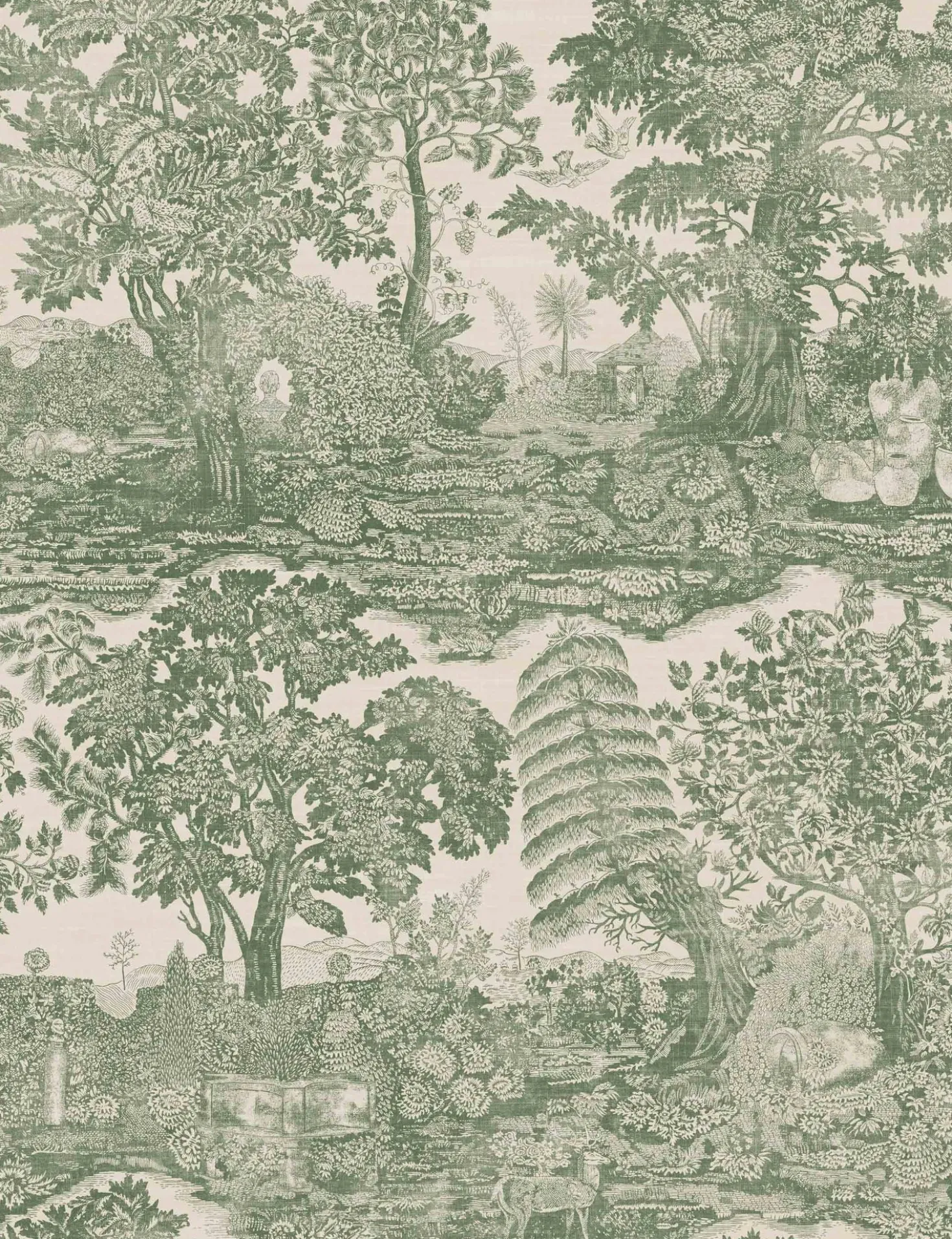 Highgrove Toile Wallpaper by Sanderson