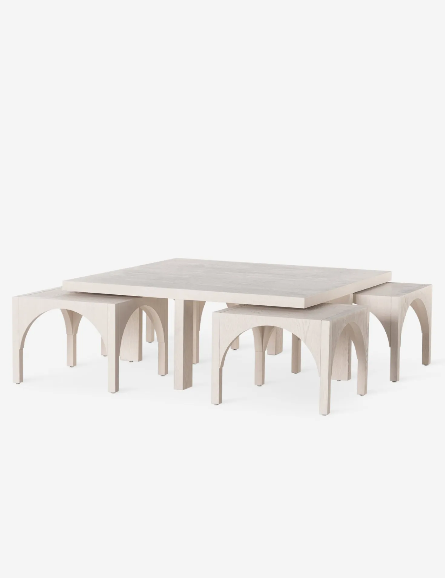 Hilgard Nesting Square Coffee Table (Set of 4)