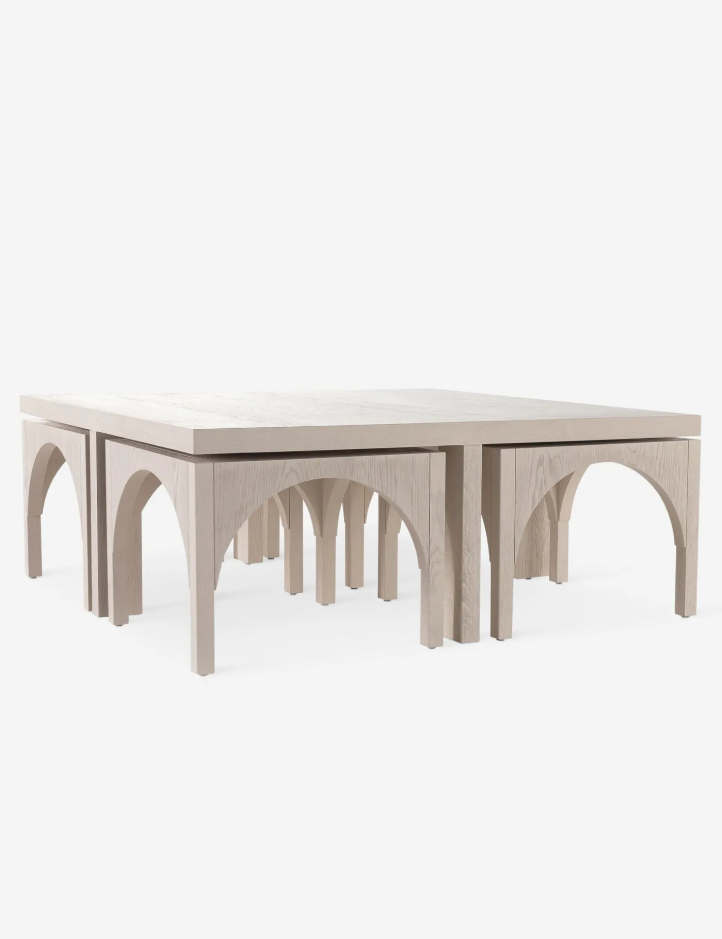 Hilgard Nesting Square Coffee Table (Set of 4)