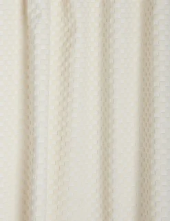 Hi-Lo Checker Velvet Curtain Panel By Sarah Sherman Samuel