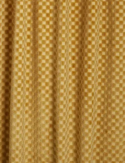 Hi-Lo Checker Velvet Curtain Panel By Sarah Sherman Samuel