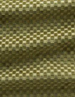 Hi-Lo Checker Velvet Fabric by Sarah Sherman Samuel