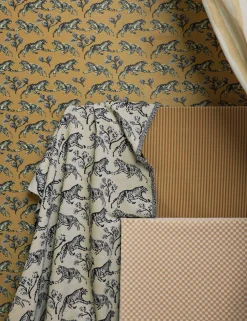 Hi-Lo Checker Velvet Fabric by Sarah Sherman Samuel