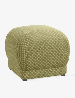 Hi-Lo Checker Velvet Fabric by Sarah Sherman Samuel